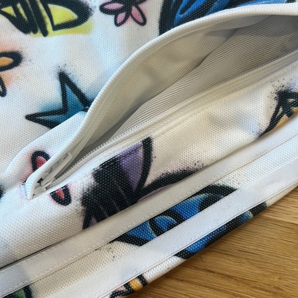 Jeremy Scott Adidas White Monogram Skirt Size Small - Picture 7 of 10